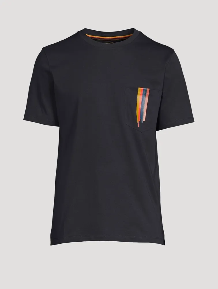Painted Stripe Pocket T-Shirt