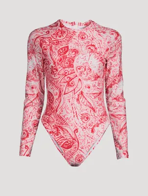 Reese Rashguard One-Piece Swimsuit