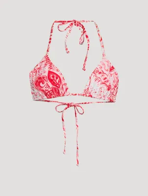 Rae Bikini Top Paisley Print