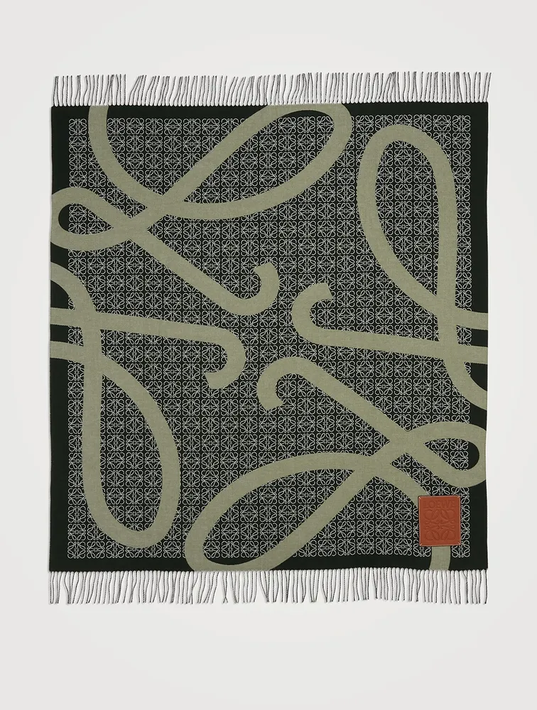 Wool Anagram Blanket