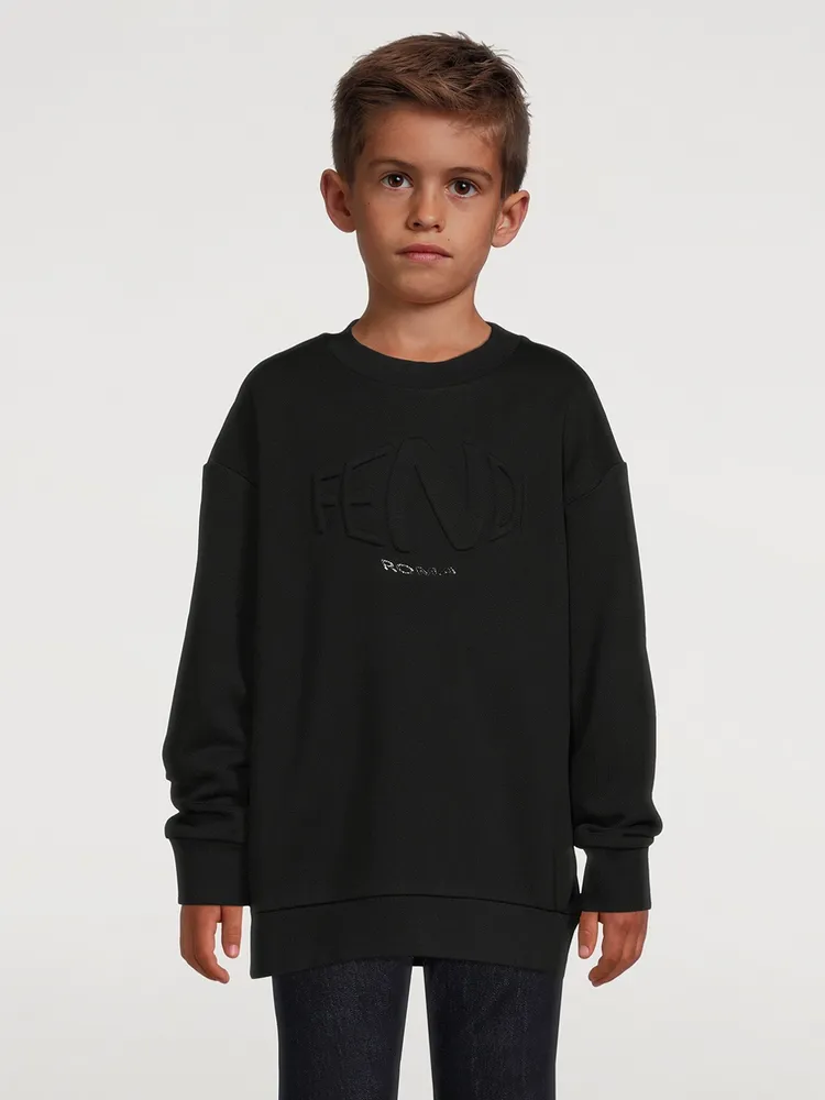 Kids Cotton Logo Sweatshirt