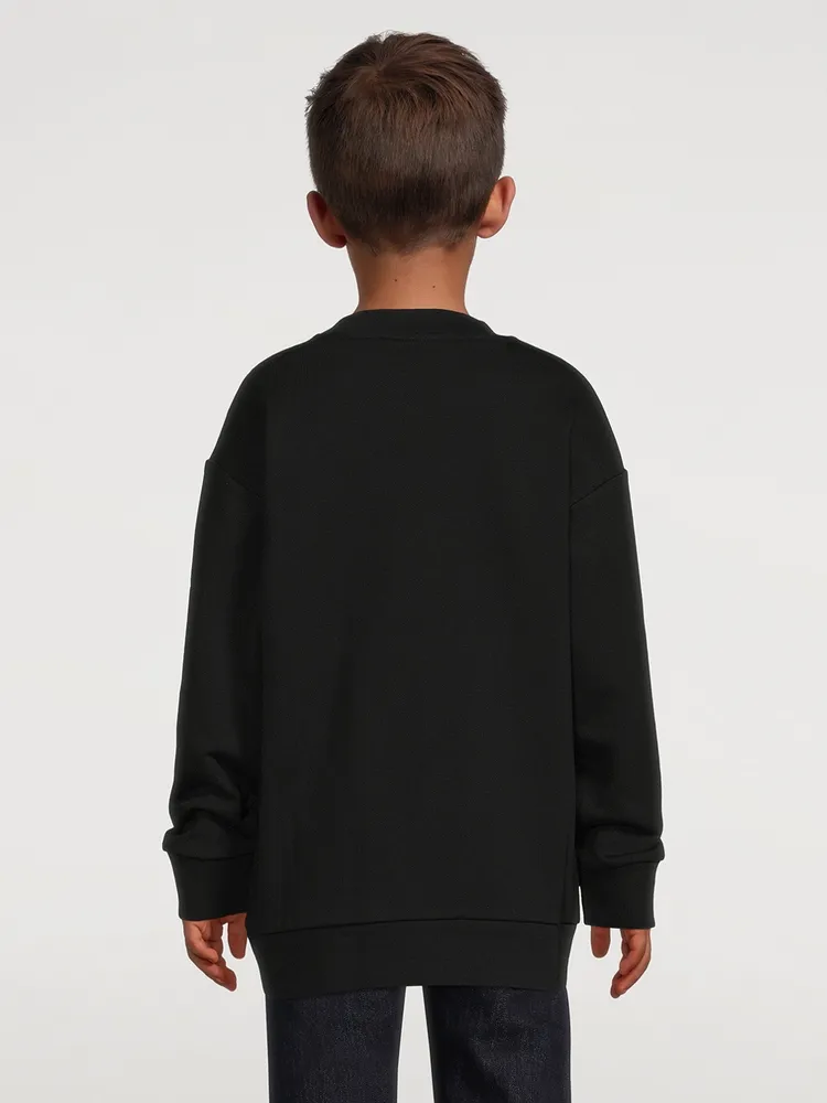 Kids Cotton Logo Sweatshirt