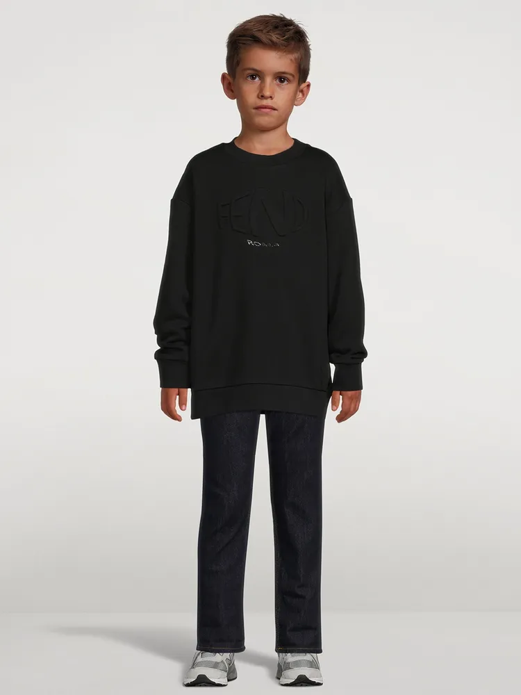 Kids Cotton Logo Sweatshirt