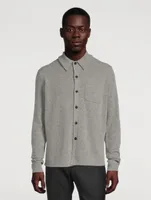 Alpaca-Blend Knit Shirt