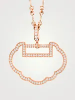 Yu Yi 18K Rose Gold Pendant With Diamonds