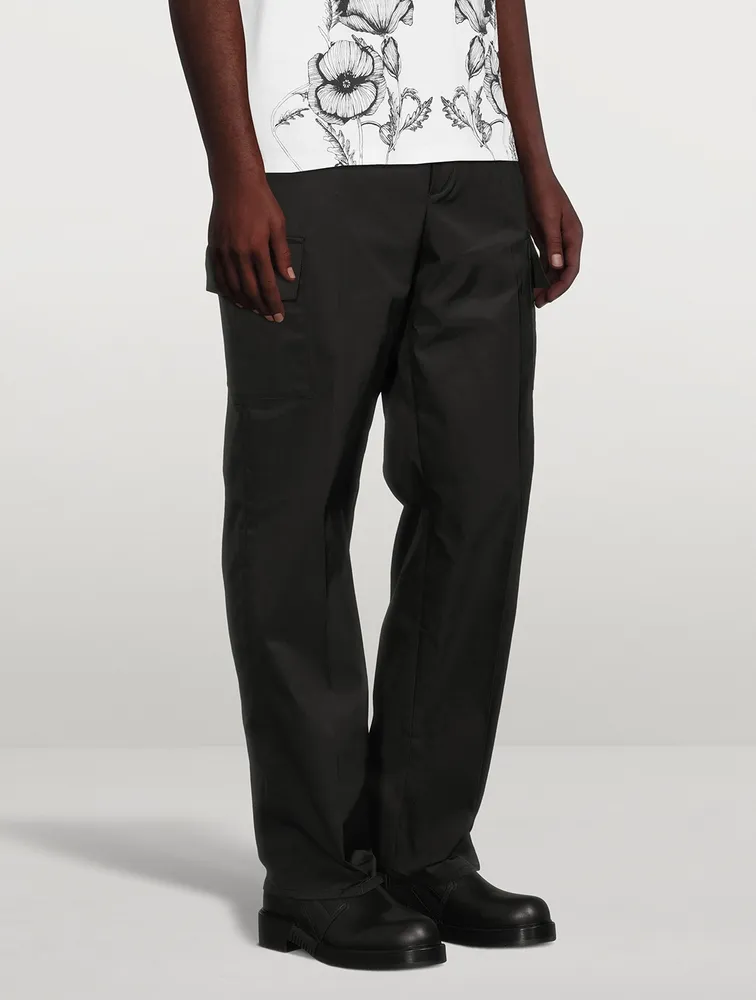 Straight-Leg Cargo Pants