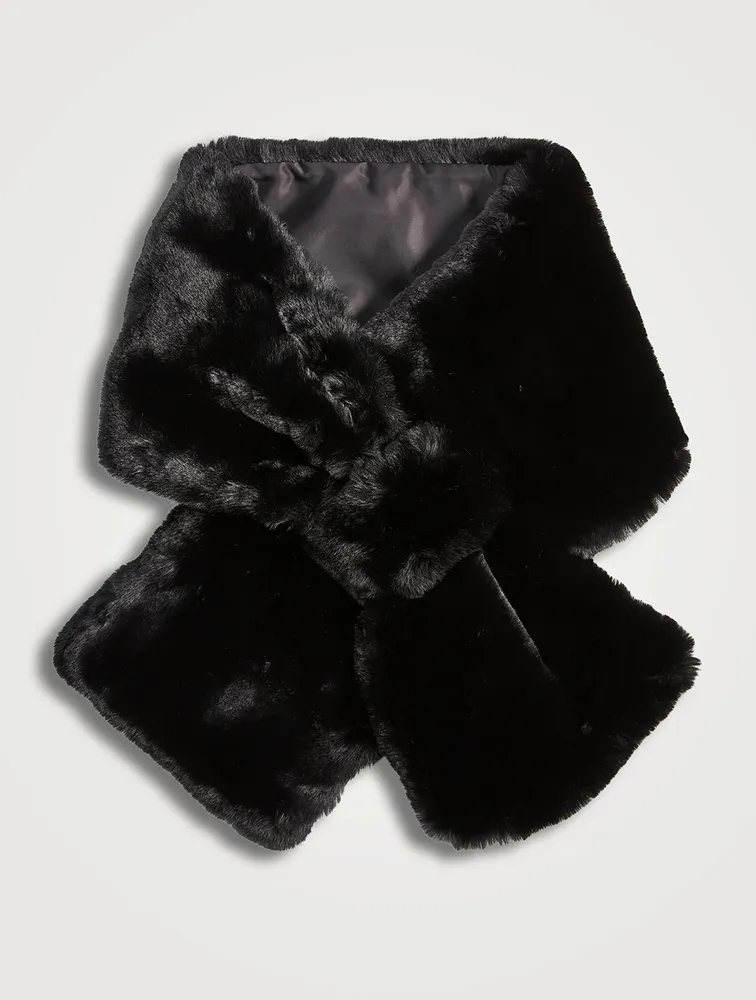 Luna Recycled Faux Fur Scarf