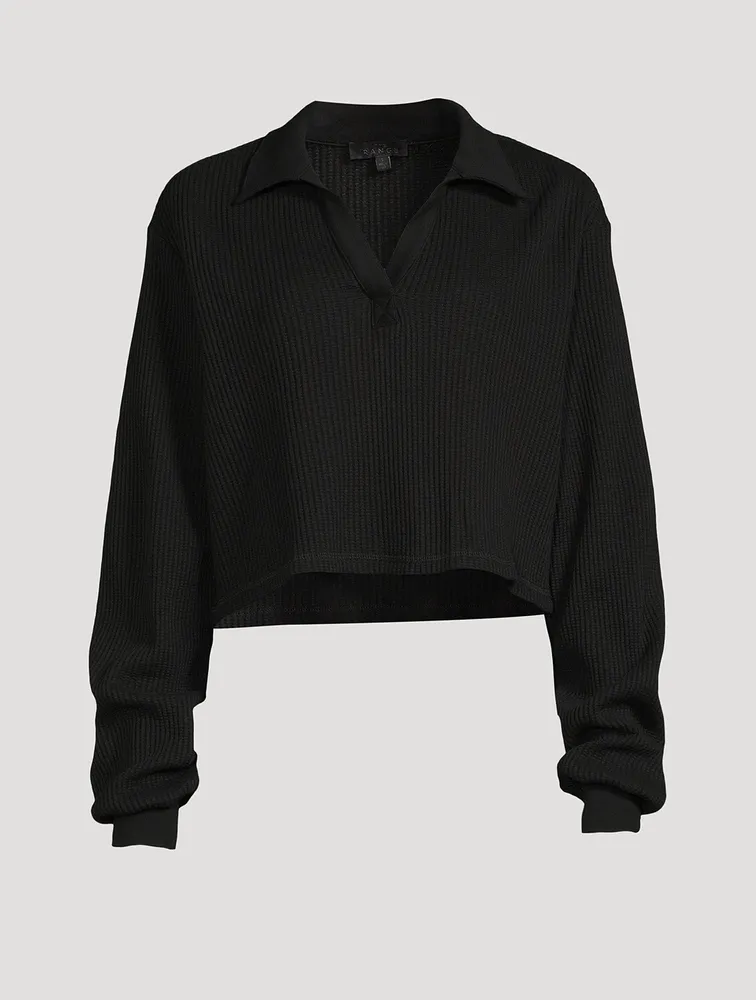 Jumbo Stark Cropped Polo Shirt