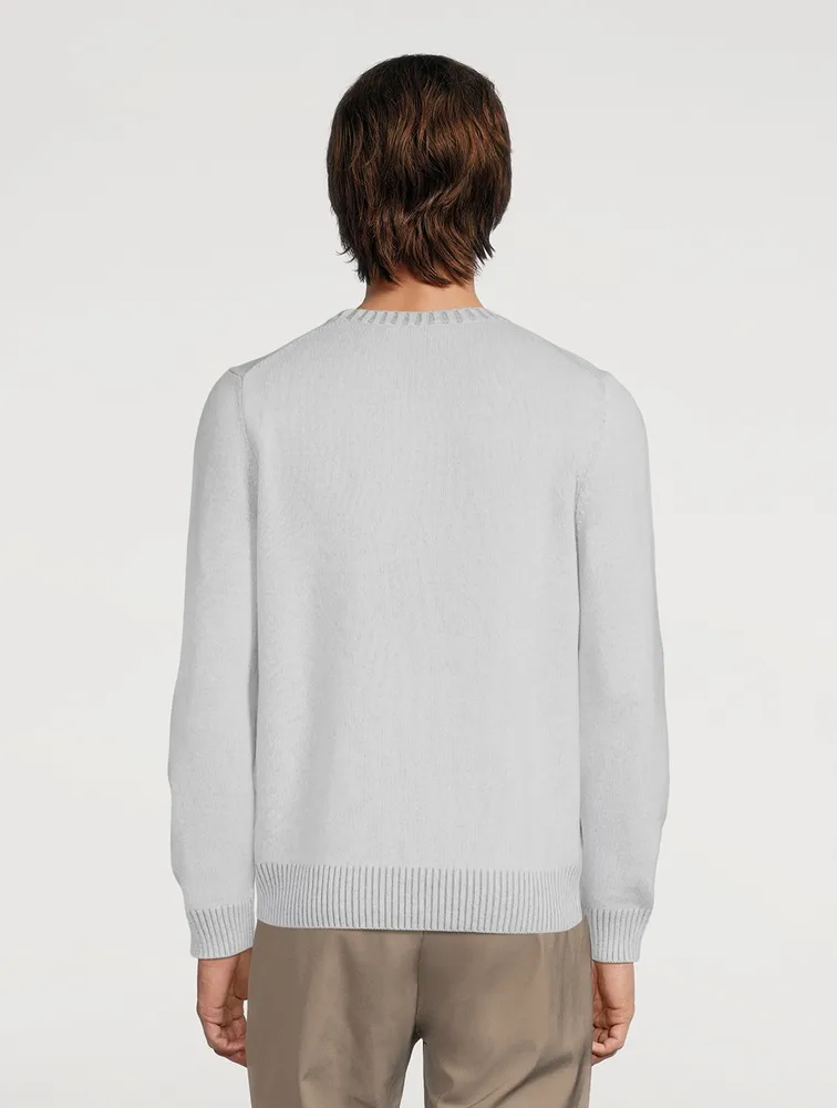 Wool-Blend Crewneck Sweater