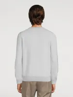 Wool-Blend Crewneck Sweater