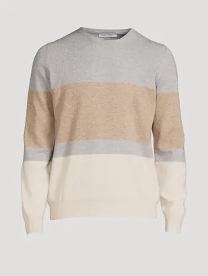 Wool And Cashmere Striped Sweater