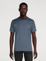 Classic Cotton T-Shirt With Tipping