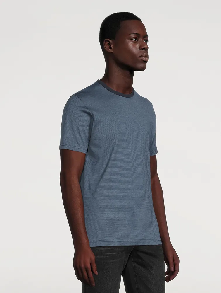 Classic Cotton T-Shirt With Tipping