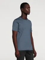 Classic Cotton T-Shirt With Tipping