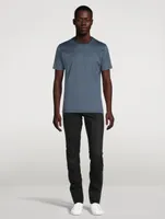 Classic Cotton T-Shirt With Tipping