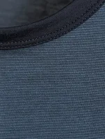 Classic Cotton T-Shirt With Tipping