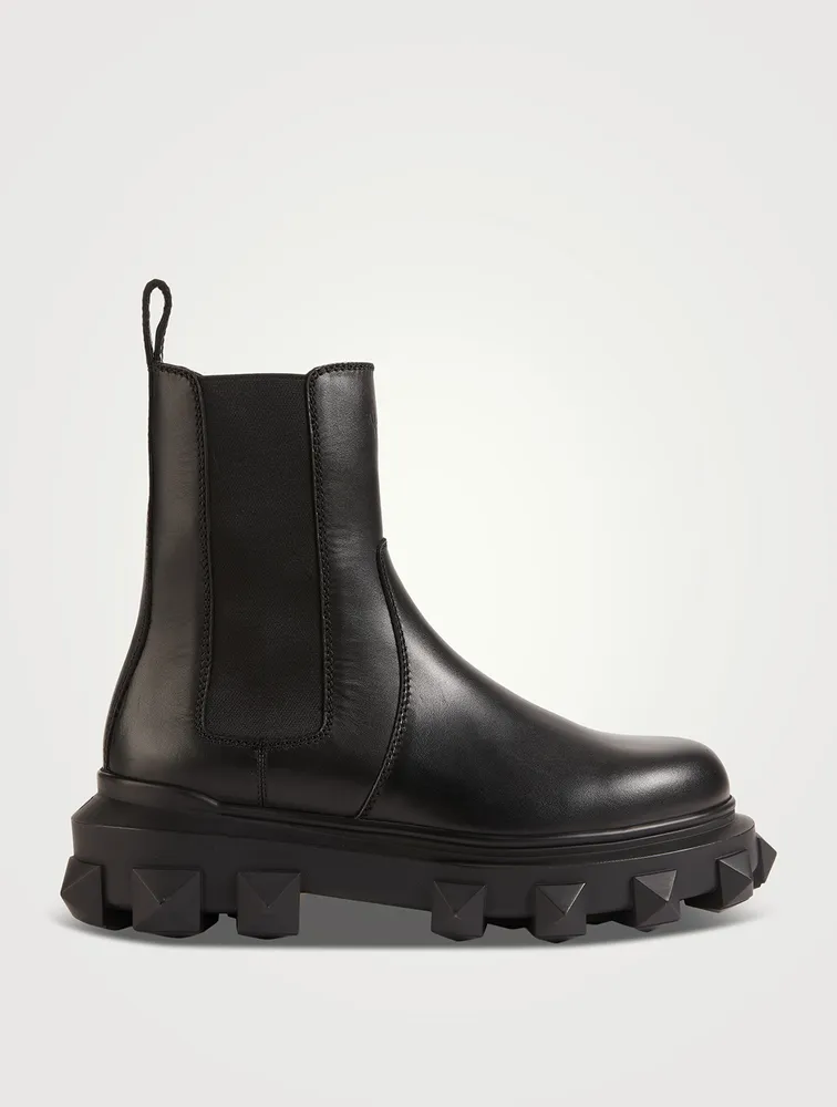 Trackstud Leather Beatle Boots