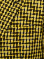 Cotton And Wool Jacket Houndstooth Print
