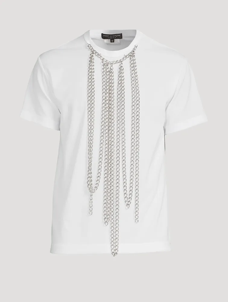 Short-Sleeve T-Shirt With Chains