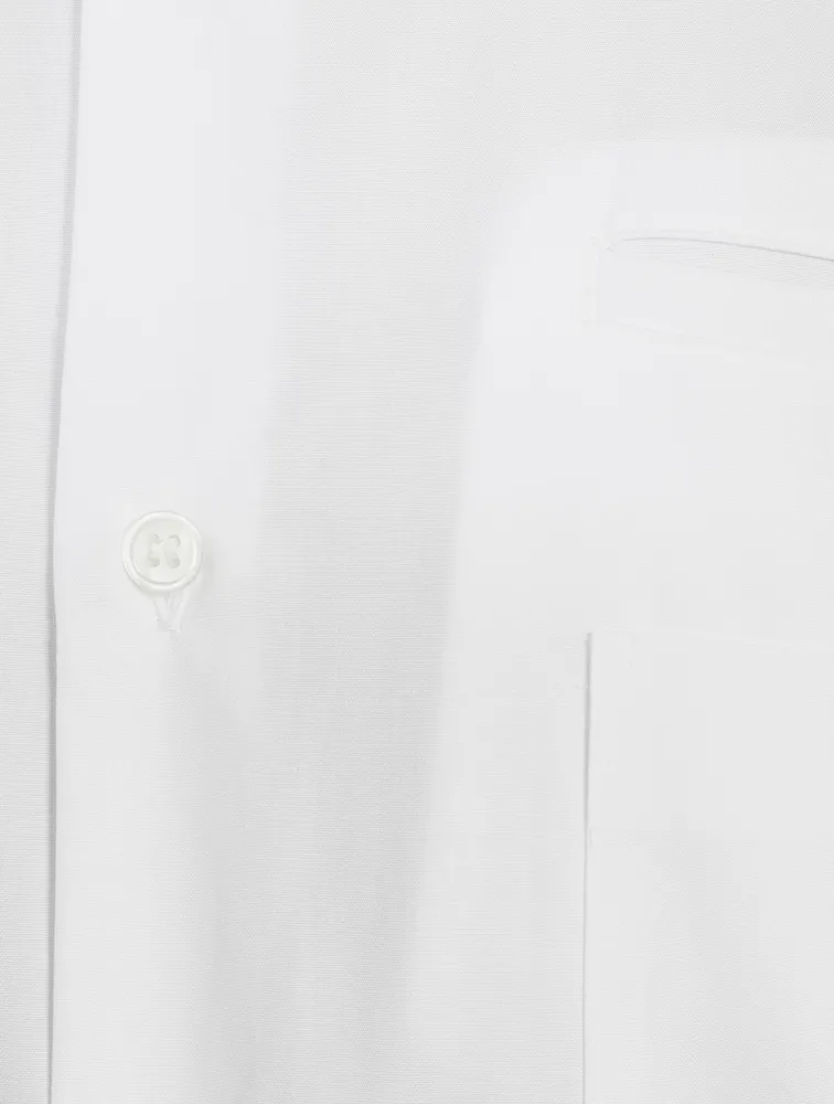 Cotton Shirt With Flap Pockets