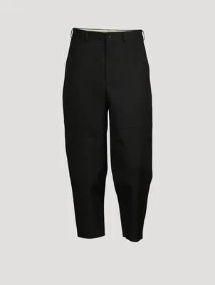 Wool Tapered Pants