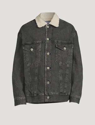 Carhartt Denim Jacket With Back Script