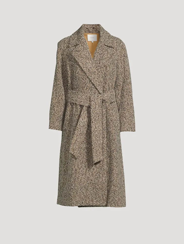 Belted Double-Breasted Trench Coat