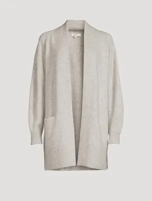 Raglan-Sleeve Cashmere Cardigan