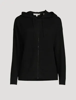 Cashmere Zip-Up Hoodie