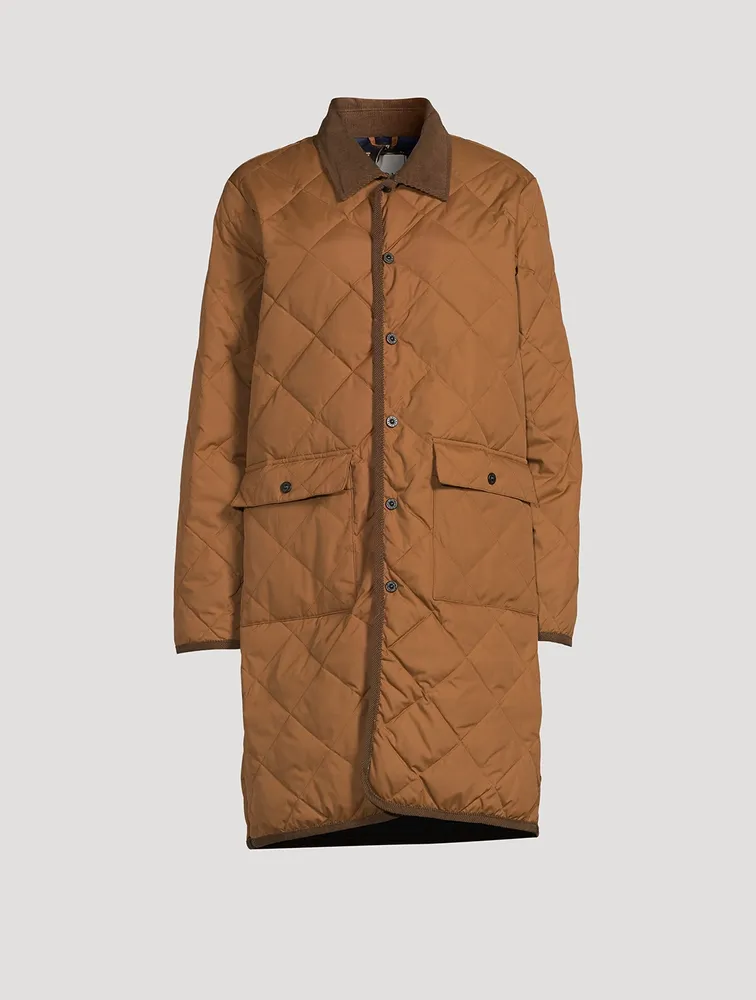 Long Nylon Down Coat
