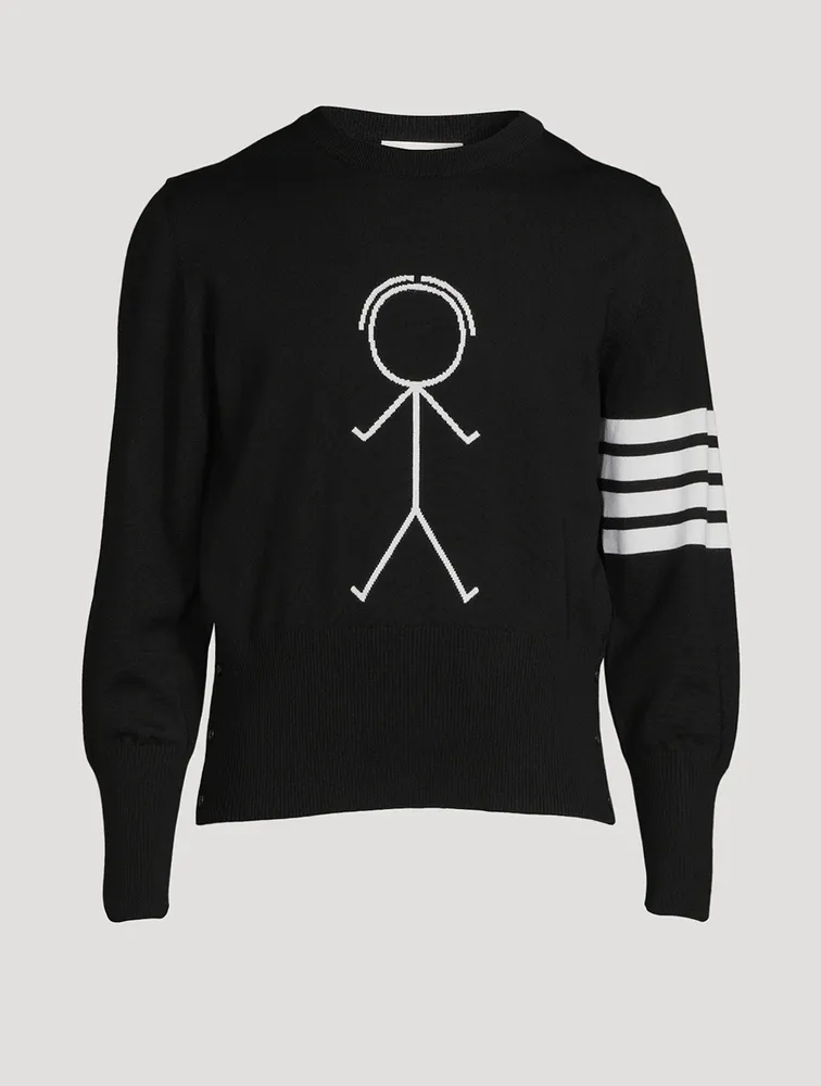 Mr. Thom Icon Intarsia Wool Sweater
