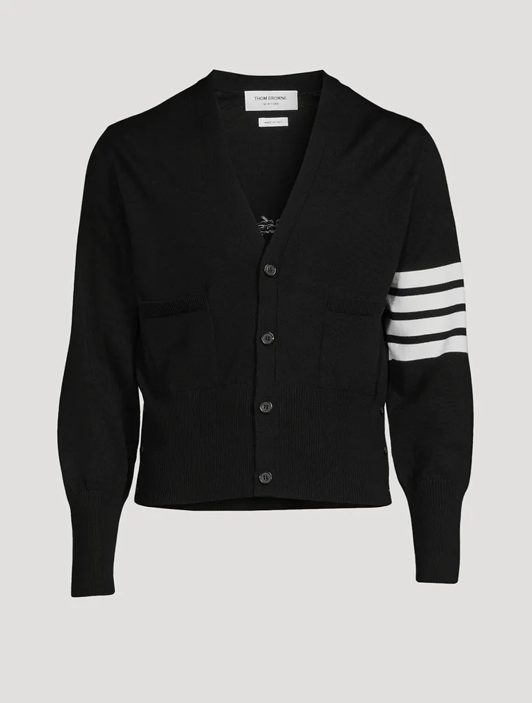 Mr. Thom Icon Wool 4-Bar Cardigan