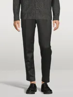 Cotton-Blend Jogger Pants
