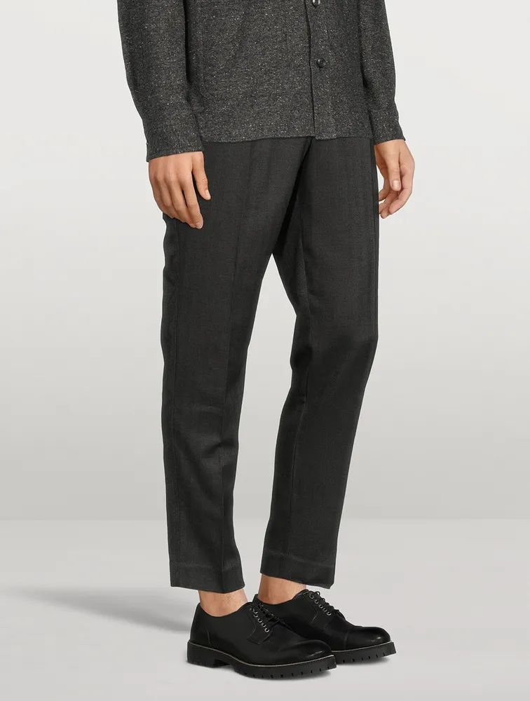 Cotton-Blend Jogger Pants