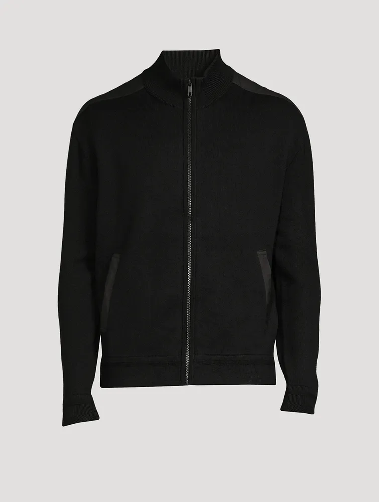 Wool Zip Sweatshirt