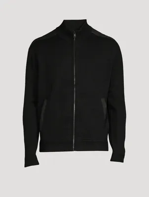 Wool Zip Sweatshirt