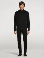 Wool Zip Sweatshirt