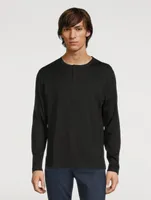 Cotton And Cashmere Henley Shirt