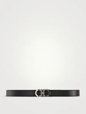 Reversible And Adjustable Gancini Belt
