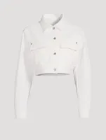 4G Cropped Denim Jacket