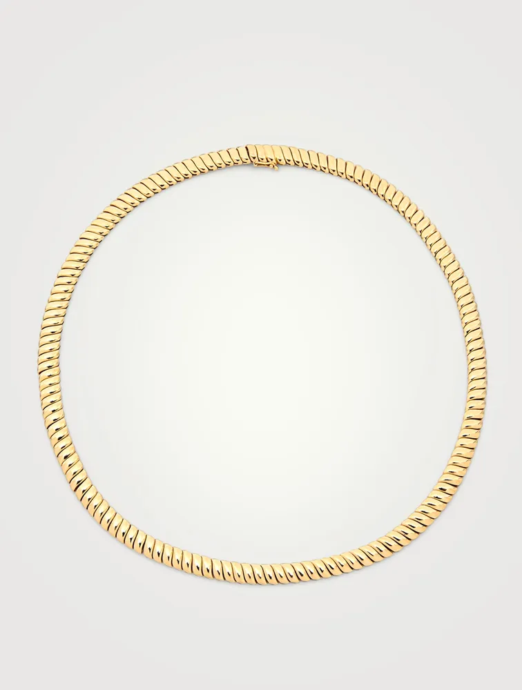 18K Yellow Gold Zoe Choker Necklace