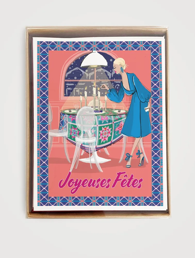 Glam Gatherings Boxed Greeting Cards - FRENCH