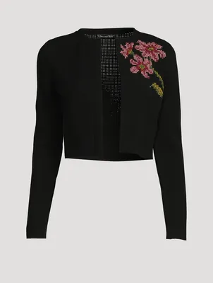 Cross Stitch Pointelle Cardigan