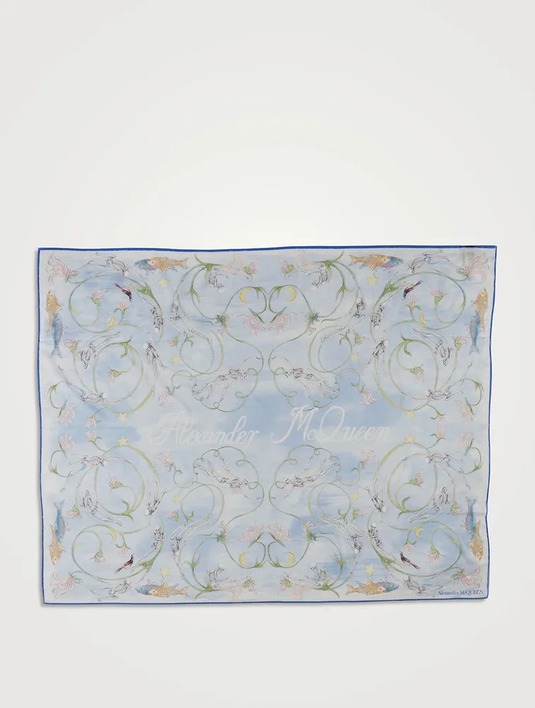 Cotton And Silk Scarf