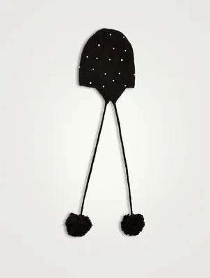 Muffy Angora Pom Pom Hat