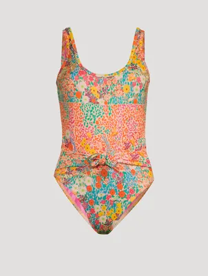 Roopa x Tie Tank One-Piece Swimsuit