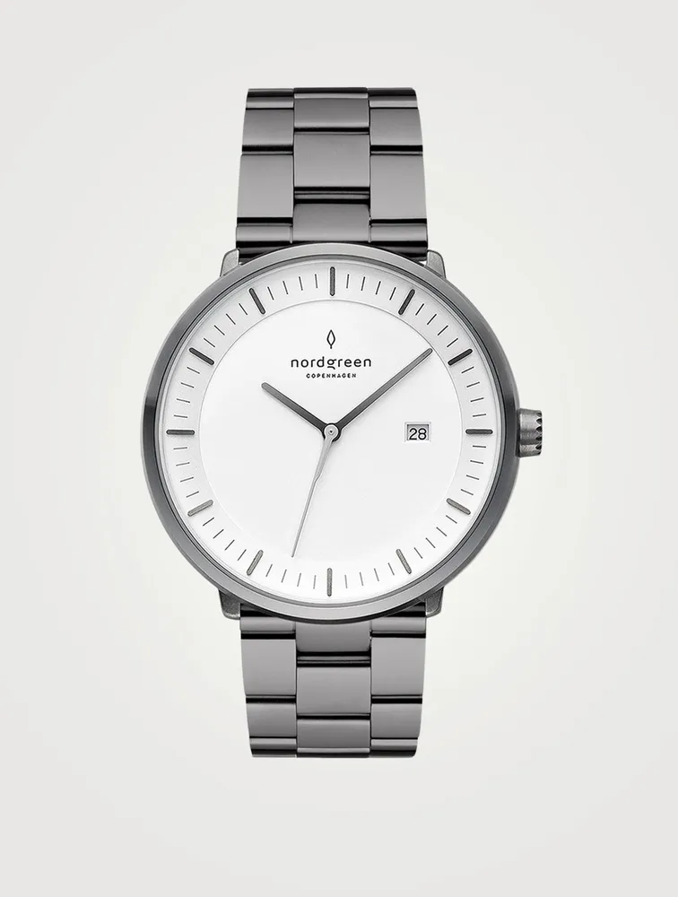 Philosopher Stainless Steel Bracelet Strap Watch