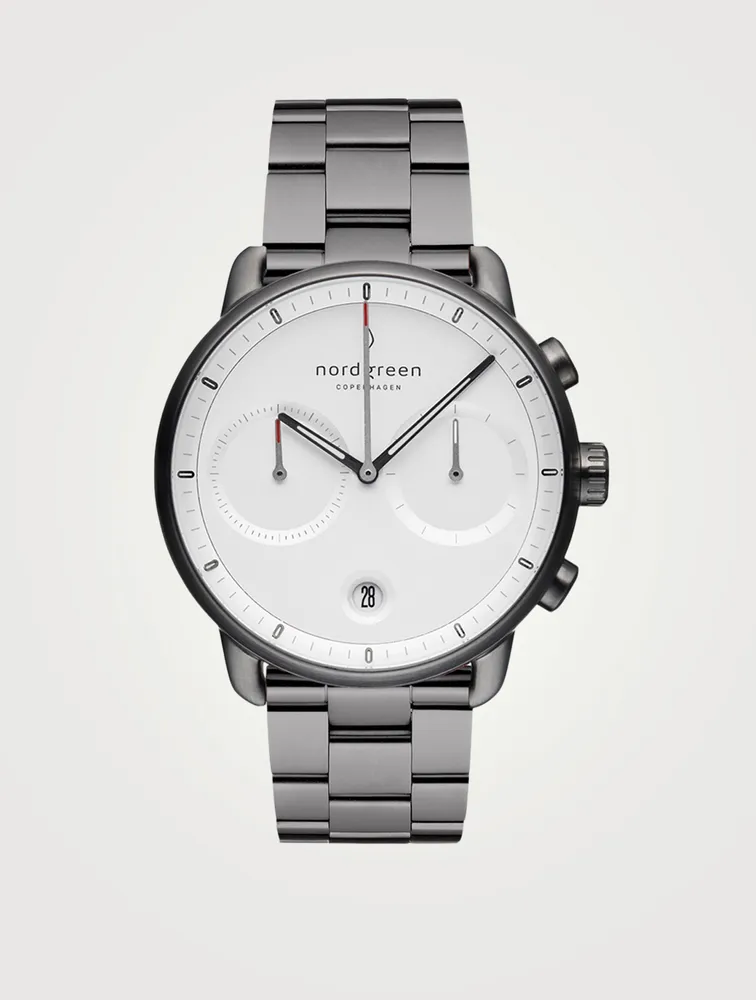 Pioneer Chronograph Stainless Steel Bracelet Strap Watch