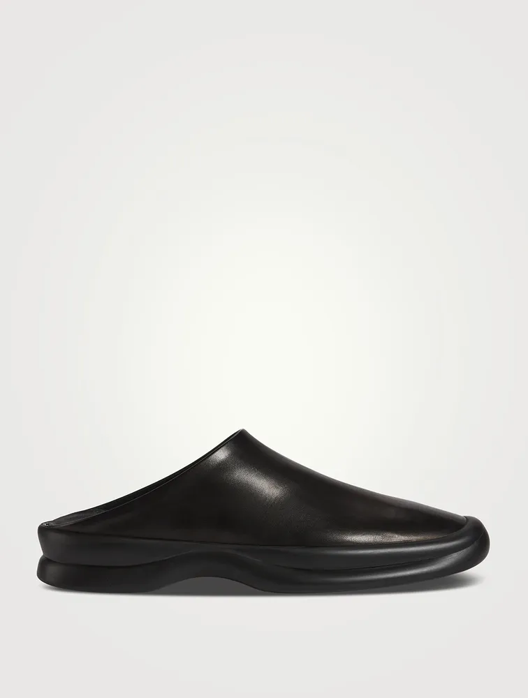 Town Leather Clogs