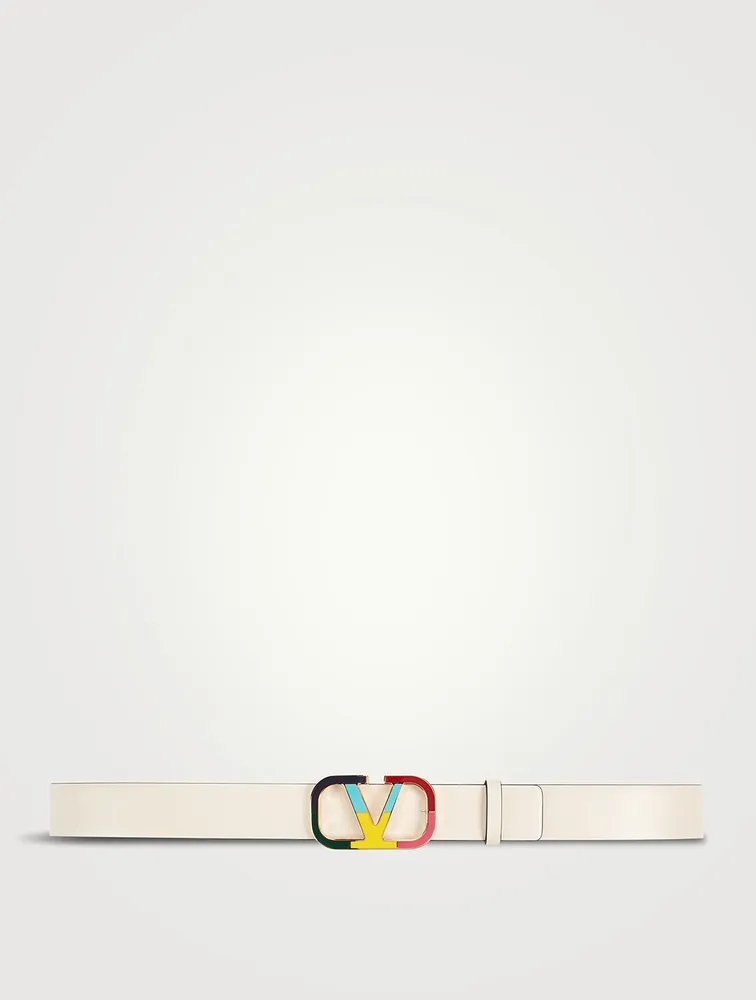 VLOGO Reversible Leather Belt